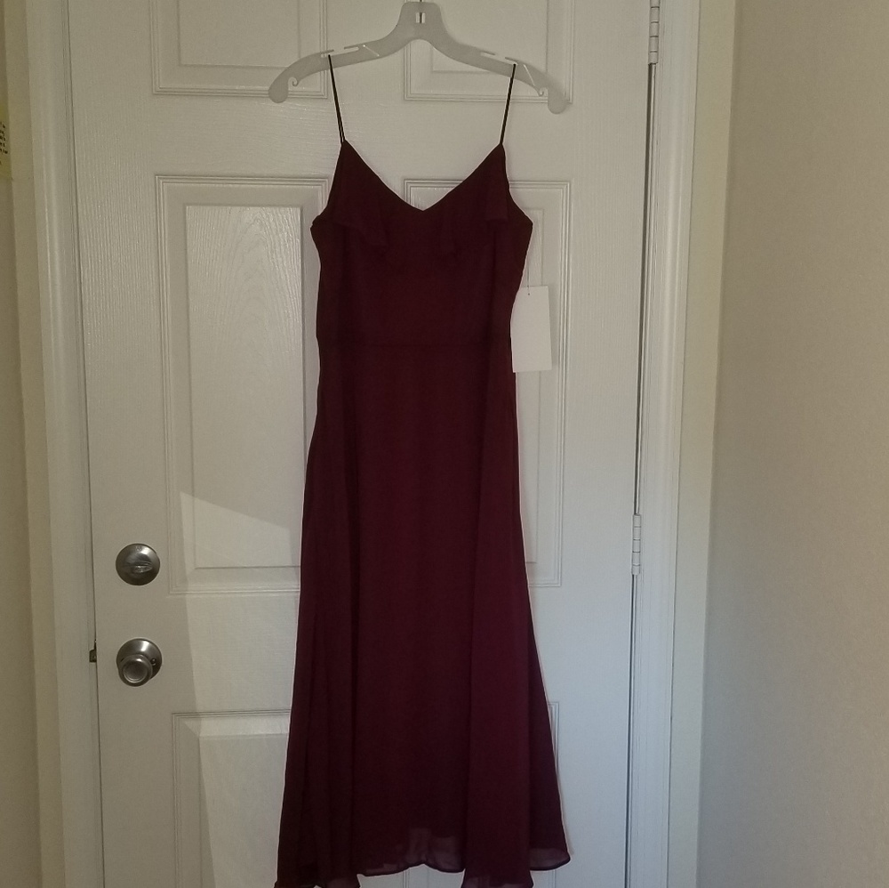 Merlot bridesmaid dress
